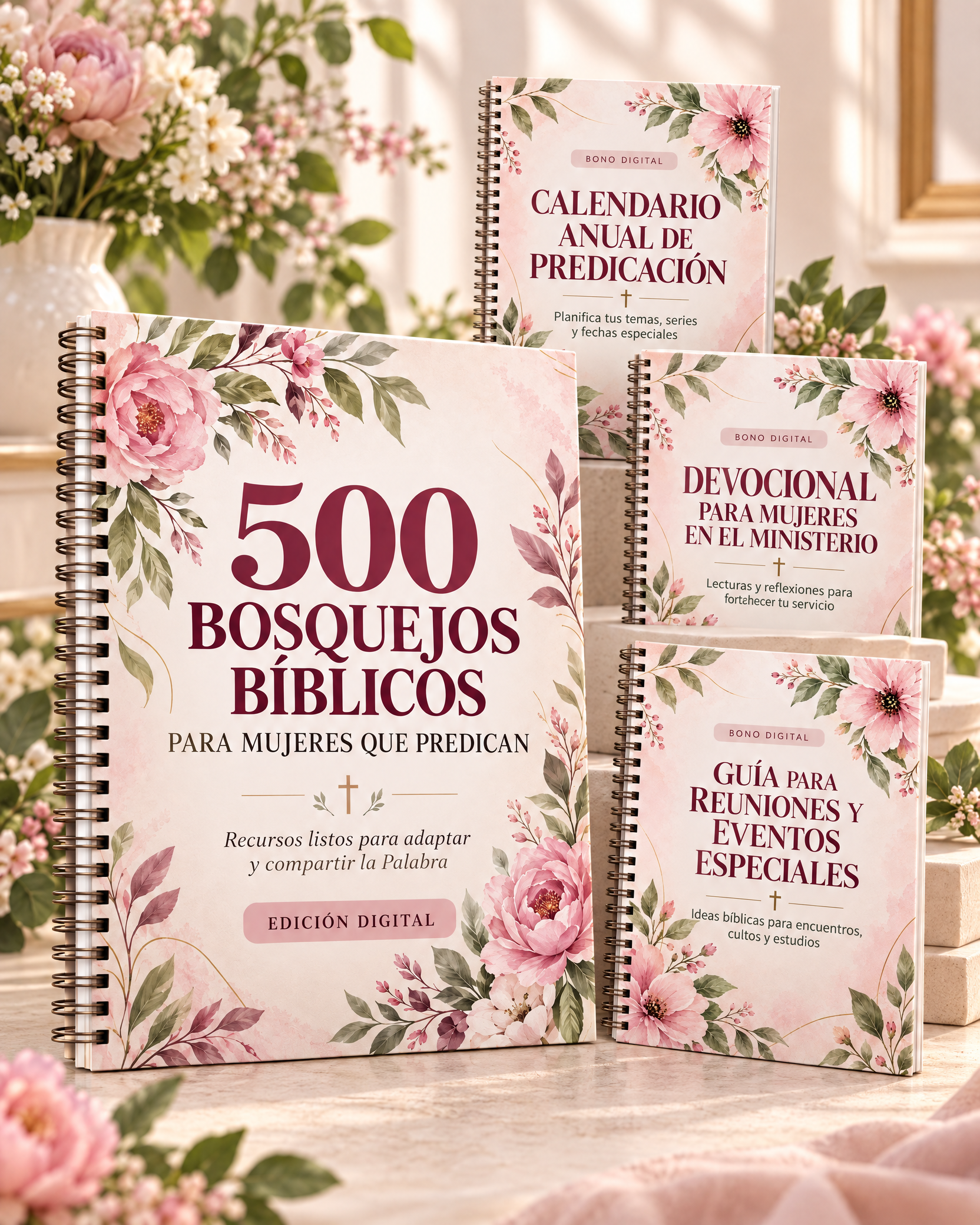 Portada del pack de bosquejos bíblicos en formato digital